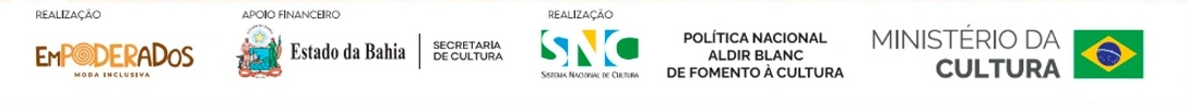 Patrocínio Institucional: Governo do Estado da Bahia, Secretaria de Cultura, Ministério da Cultura, Governo Federal